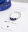 A Beautiful Story Ring Beauty Lapis Lazuli Silver Ring S/M zilver (BL23575)