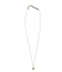 A Beautiful Story Necklace Flow Lotus Necklace gold plated (20962)
