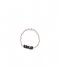 A Beautiful StoryBeauty Black Onyx Silver Ring M/L zilver (BL24936)