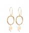 A Beautiful Story Earring Graceful Citrine Gold Plated Earrings gold plated (AW25134)