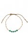 A Beautiful Story Bracelet Family Aventurine Gold plated green
