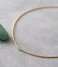 A Beautiful Story Necklace Flora Aventurine Gold Necklace gold colored
