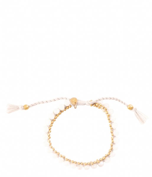 A Beautiful Story Bracelet Jetty Moonstone Gold Bracelet gold (BL22357)