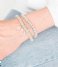 A Beautiful Story Bracelet Jacky Rose Quartz Heart Silver Plated Bracelet silver plated (BL22256)