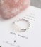 A Beautiful Story Ring Beauty Rose Quartz Silver Ring M/L zilver (BL24136)