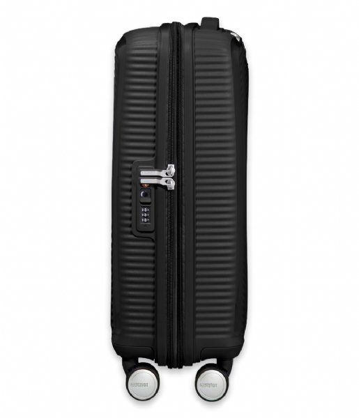 American Tourister Hand luggage suitcases Soundbox Spinner 55/20 Expandable Bass Black (1027)