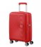 American Tourister Hand luggage suitcases Soundbox Spinner 55/20 Expandable Coral Red (1226)