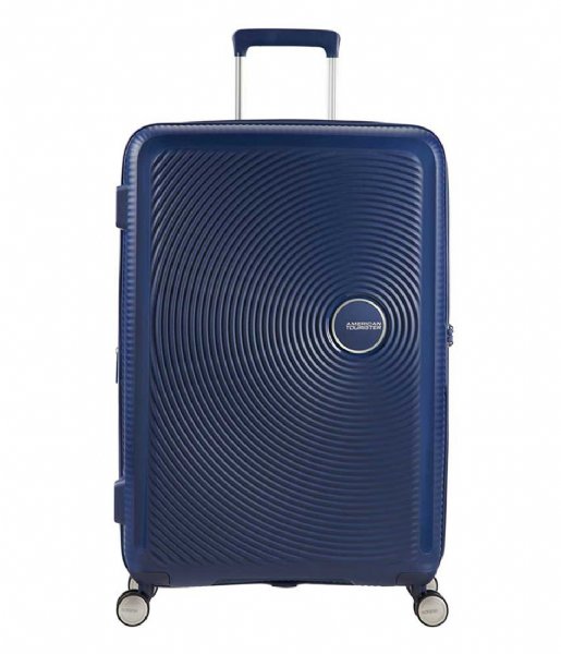 American Tourister Hand luggage suitcases Soundbox Spinner 55/20 Expandable Midnight Navy (1552)