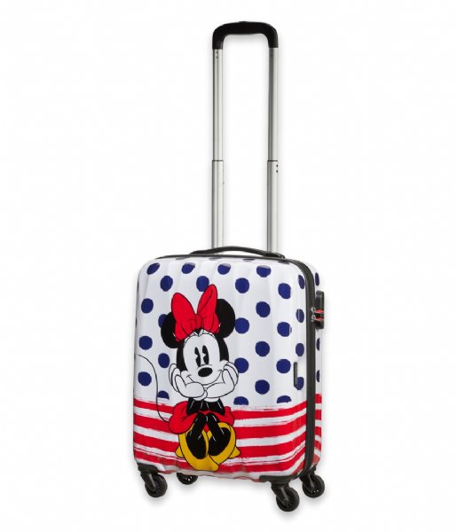 American Tourister Hand luggage suitcases Disney Legends Spinner 55/20 Alfatwist 2.0 Minnie Blue Dots (9071)
