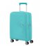 American Tourister Hand luggage suitcases Soundbox Spinner 55/20 Expandable Poolside Blue (8864)