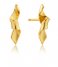 Ania Haie Earring AH E012-01G 925 Sterling Zilver Helix Stud Earrings S Zilver geelgoudverguld