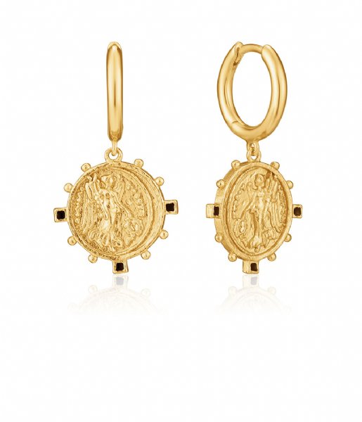 Ania Haie Earring AH E020-04G 925 Sterling Zilver Gold Digger Zilver geelgoudverguld