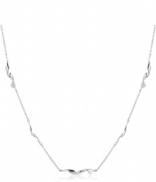 Ania Haie Necklace AH N012-02H 925 Sterling Zilver Twister Zilver