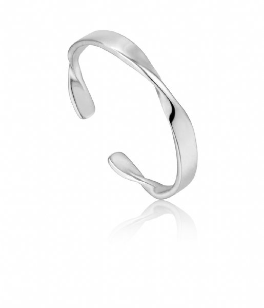 Ania Haie Ring AH R012-04H 925 Sterling Zilver Twister Zilver
