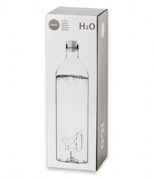 Balvi  Bottle H2O 1.2 L Transparant