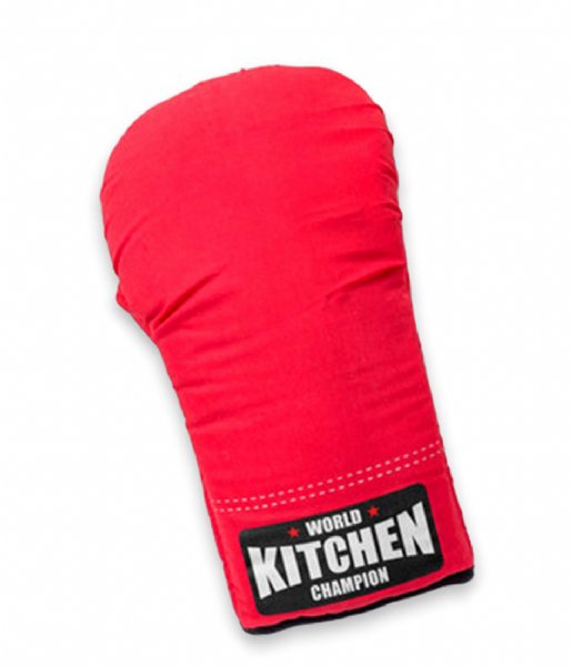 Balvi Kitchen Oven Mitt Boxing Champ Red
