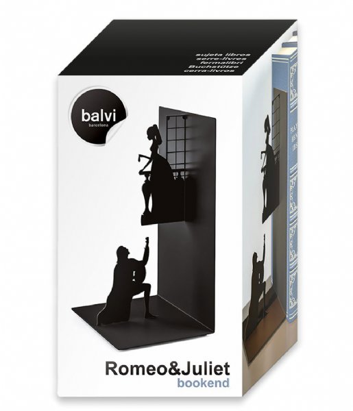 Balvi Decorative object Bookend Romeo and Juliet Black