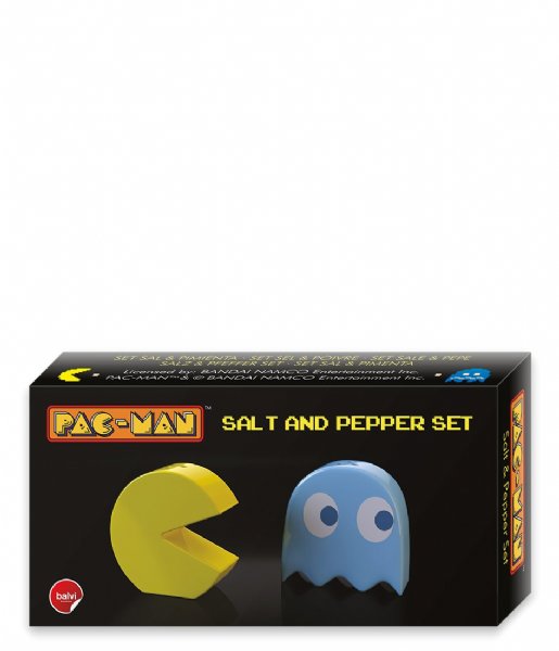 Balvi Kitchen Salt and Pepper Set Pac-man Multi