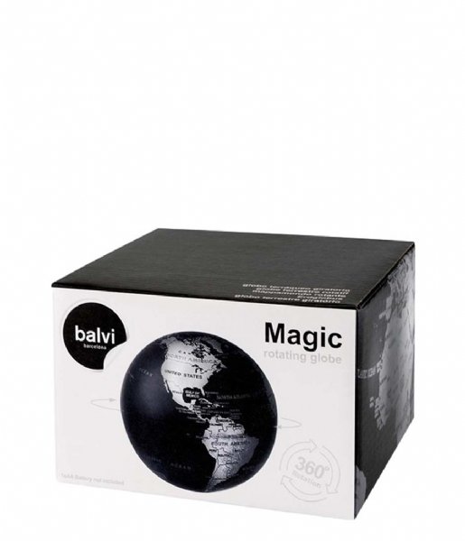 Balvi Gadget Globe Magic 360 Rotarory Black