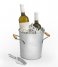 Balvi Kitchen Wine Cooler and Ice Bucket Grand Vin Silver
