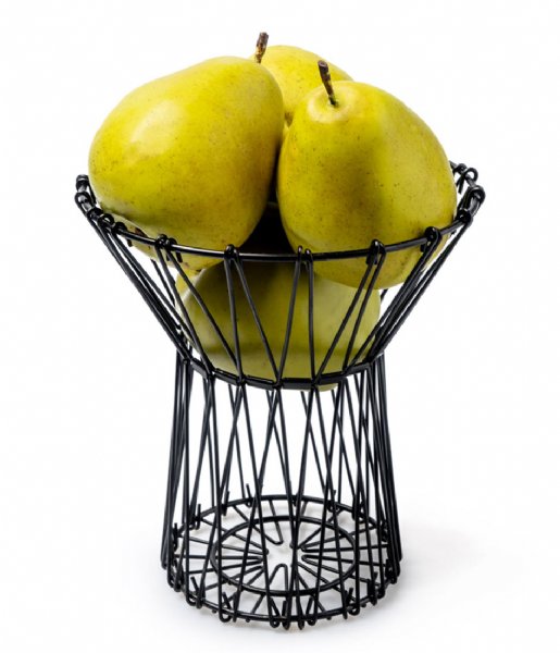 Balvi Kitchen Fruit Basket Multi Form Black