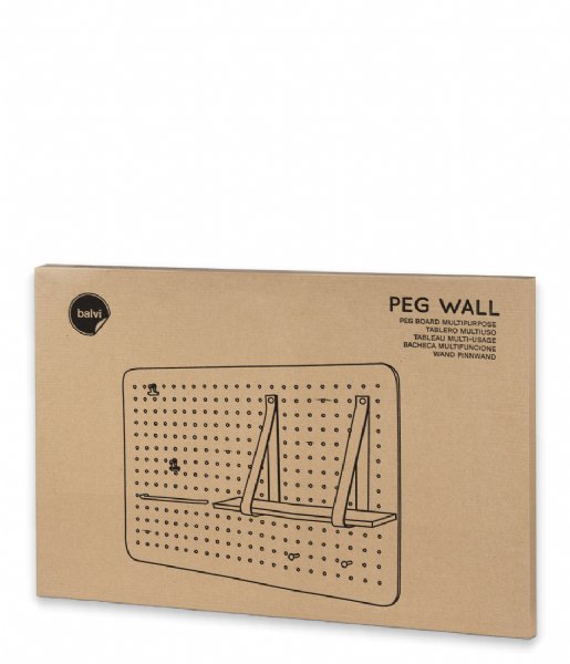 Balvi Decorative object Wall Board Multipurpose Peg Wall Brown