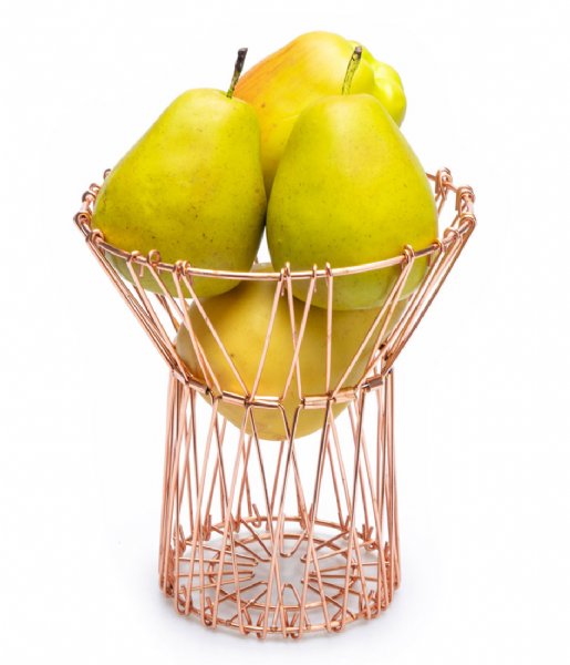 Balvi Kitchen Fruit Basket Multi Form Copper