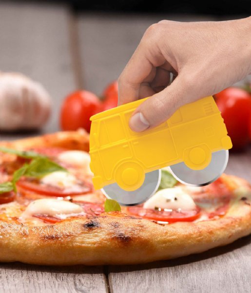 Balvi Kitchen Pizza Cutter Van Yellow