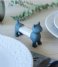 Balvi Kitchen T Pick Holder and Salt Pepper Shaker Cat Gray