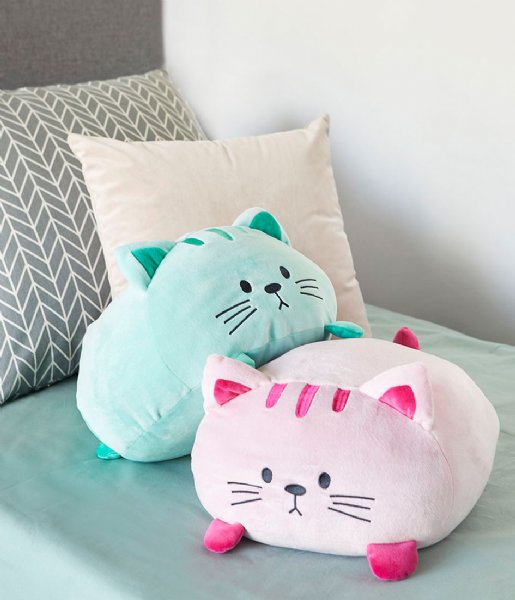 Balvi Decorative pillow Cushion Kitty Green