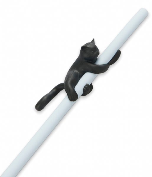 Balvi Kitchen Reusable Straw Set Climber Cat Blue