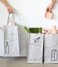 Balvi Decorative object Recycle Bag Set Tidy Trash Gray