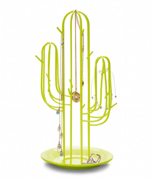 Balvi Decorative object Jewellery Rack Cactus Green