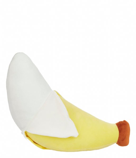 Balvi Decorative pillow Cushion Fluffy Banana Polyester Yellow