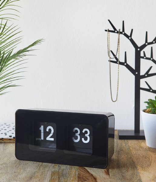 Balvi Decorative object Table Clock Flip Clock Black