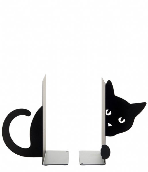 Balvi Decorative object Bookend Hidden Cat Black