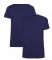 Bamboo Basics T shirt Ruben T-shirts ronde hals 2-pack Navy (001)