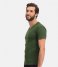 Bamboo Basics T shirt Velo T-shirt V-hals 2-pack Army Green (4)