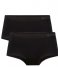 Bamboo Basics Brief Sophie Seamless Hipsters 2-pack Black (1)