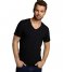 Bamboo Basics T shirt Velo T-shirt V-hals 2-pack Black (3)