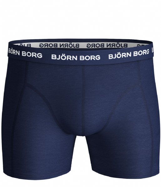 Bjorn Borg  Shorts Sammy Solid Essential 3 Pack Blue Depths (70101)