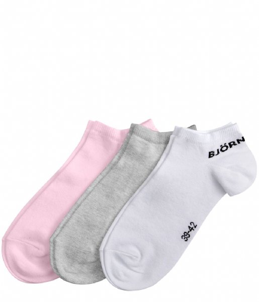 Bjorn Borg Sock Sock Step Solid Essential 3 pack Cradle pink (50191)