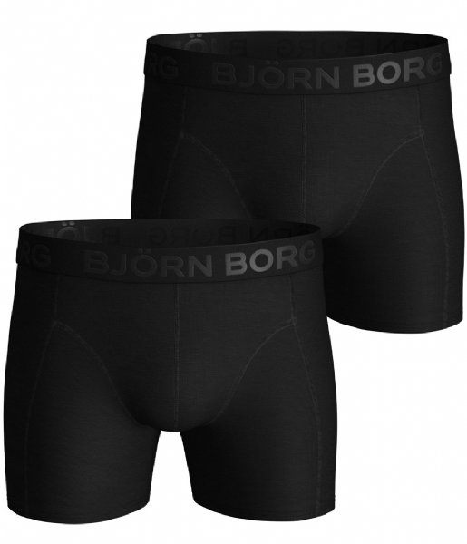 Bjorn Borg  Shorts Sammy Solids Core 2 Pack Black beauty (90651)
