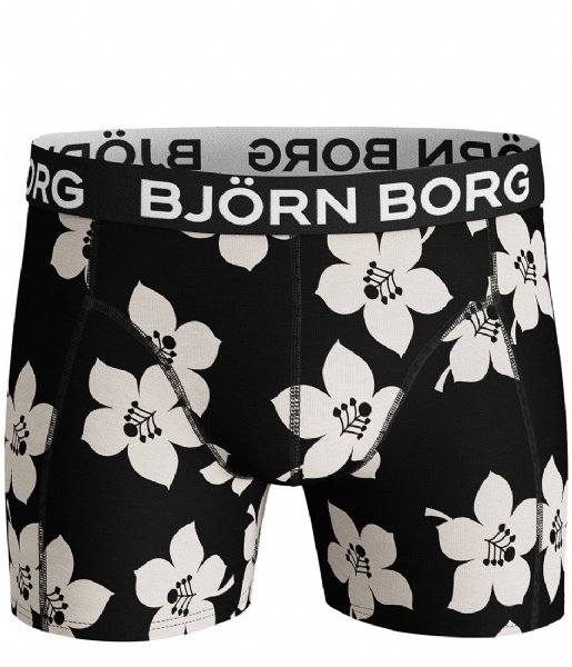 Bjorn Borg  Shorts Sammy Graphic Floral 2 pack Black Beauty (90651)