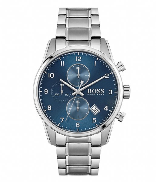 BOSS Watch Watch Skymaster Silver colored