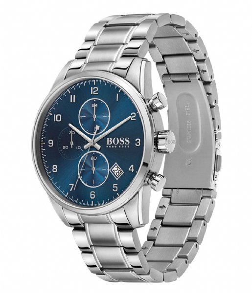 BOSS Watch Watch Skymaster Silver colored