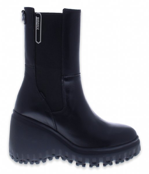 Bronx Boots Ankle Boot Curv Y black (01)