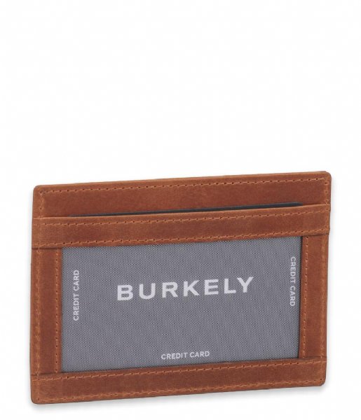 Burkely Card holder Burkely Croco Cassy Cc Holder Cognac (24)