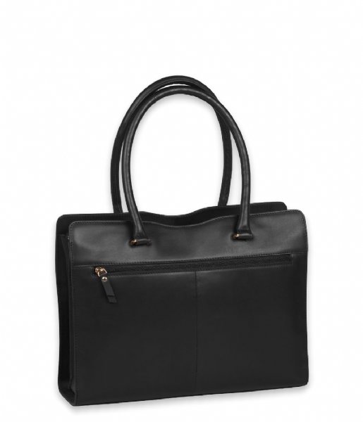Burkely Laptop Shoulder Bag Parisian Page Workbag 14 Inch Zwart