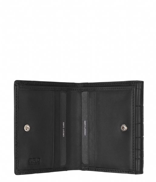 Burkely Trifold wallet Icon Ivy Trifold Wallet Zwart (10)